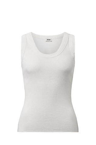 Ribbed cotton tank