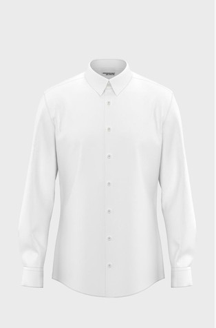 Slim fit košulja od mješavine pamuka