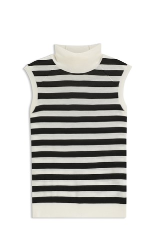 Pletena vunena majica s visokim ovratnikom