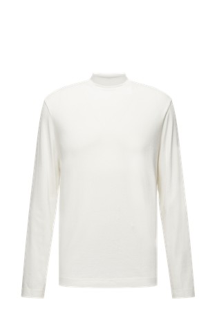 Pamučna majica s uzdignutim ovratnikom