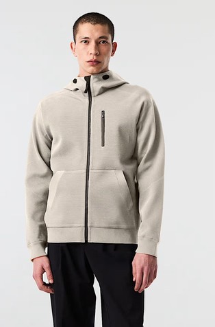 Hooded Rib Jacket