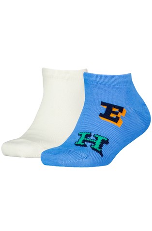 Paket od 2 para niskih čarapa s logo slovima