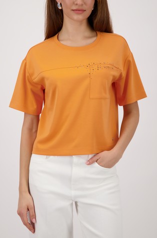 T-shirt with rhinestones