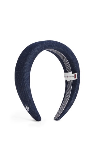 Denim Logo Padded Headband
