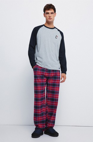 Pingvin pamučna pidžama dugih rukava