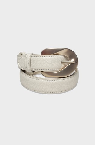 Faux-leather belt