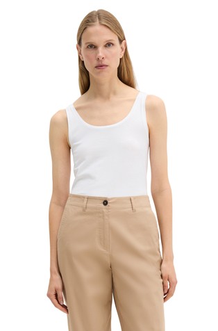 Slim tank top in jersey