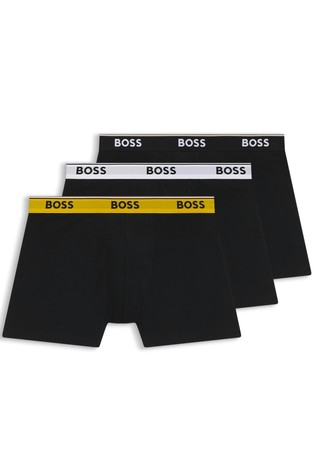 Three-pack of stretch-cotton logo-waistband boxer briefs