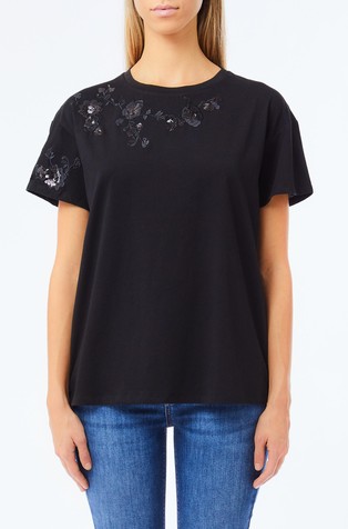 Pamučna majica kratkih rukava s aplikacijom