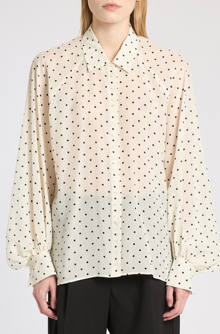 Silk shirt with pattern