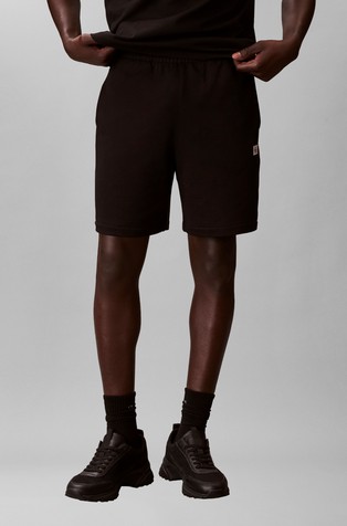 Cotton Terry Badge Jogger Shorts