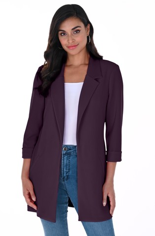 Long 3/4 sleeves blazer