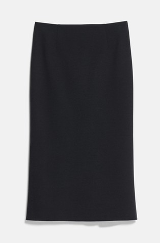 Viscose-blend pencil skirt