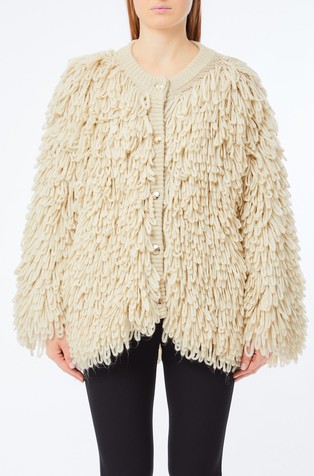 Kardigan s petljastom površinom