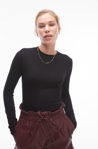 TSPREMIUM stretch viscose long-sleeved tee