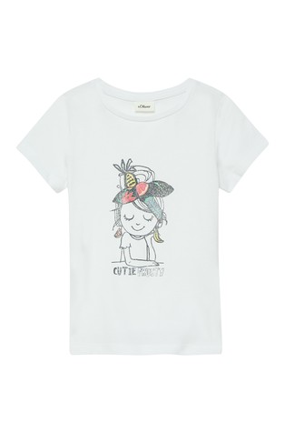 Majica kratkih rukava sa svjetlucavim otiskom