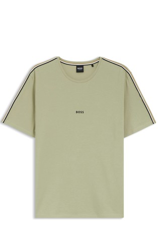 Stretch-cotton pyjama T-shirt