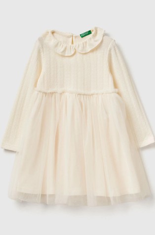 Haljina od pletiva i tila