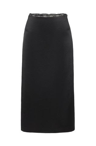 Satenska pencil suknja