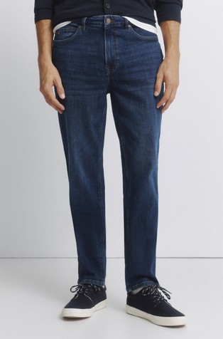 Slim fit jeans hlače s ispranim izgledom