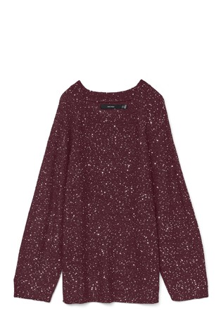 VMLEILANI pleten pulover sa šljokicama