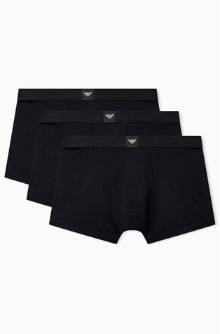 Paket od 3 para bokserica od rastezljivog pamuka s logo našivkom