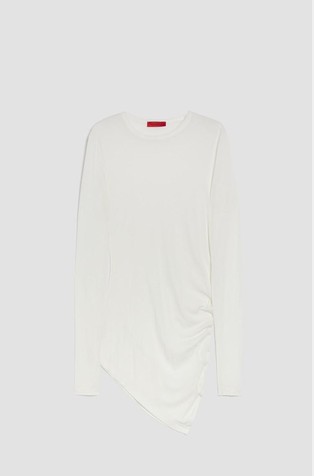 Pletena majica od liocela i vune