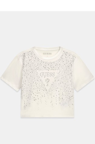 Rhinestones logo t-shirt