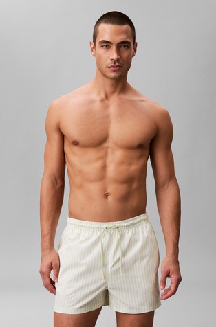 Short Drawstring Swim Shorts - CK Monogram