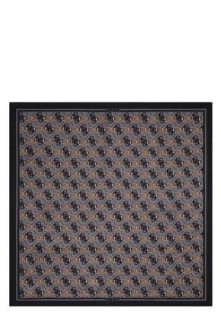 Satenska marama s uzorkom