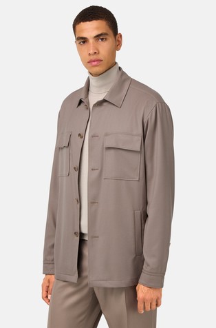 Flanelska košulja-jakna od djevičanske vune