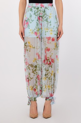 Floral trousers