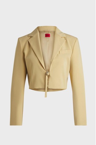 Regular fit cropped sako