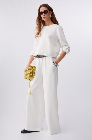 Zvonast donji dio trenirke od scuba tkanine