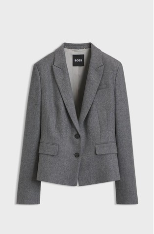 Slim fit sako od mješavine vune