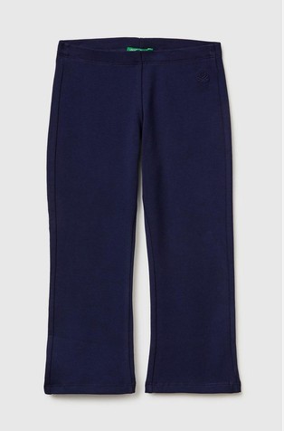 Stretch cotton flared leggings