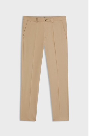 Slim-fit trousers in cotton-blend