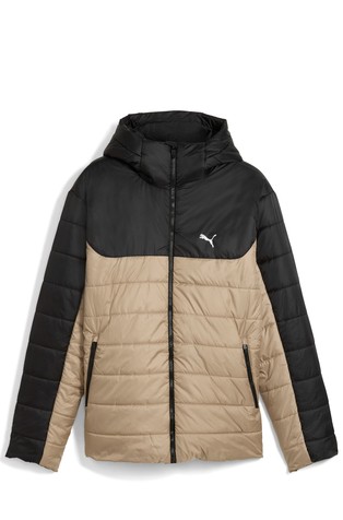 Essentials prošivena jakna s kapuljačom