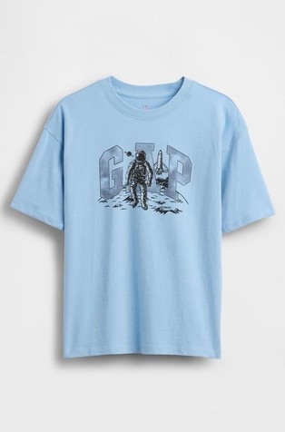 Gap logo relaxed fit majica kratkih rukava za dječake