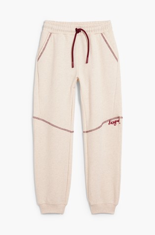 Donji dio trenirke s elastičnim strukom i kontrastnim šavovima