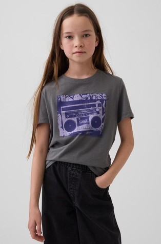 Majica kratkih rukava s printom za djevojčice