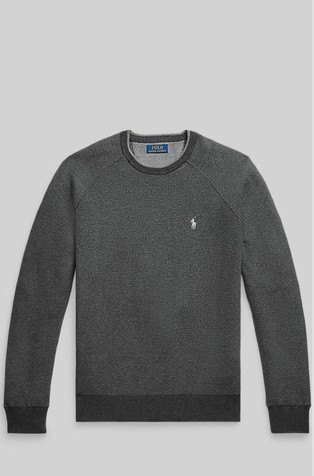 Teksturirano pleten pamučni pulover