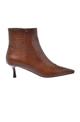 Kožne gležnjače s uzorkom krokodilske kože