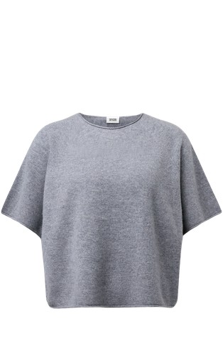 Oversized cashmere knit T-shirt
