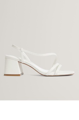 Kožne sandale s petom