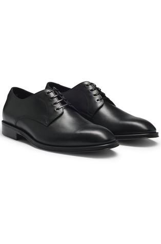 Kožne derby cipele s ukrasnim šavovima