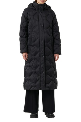 Duga prošivena jakna s unutarnjim naramenicama