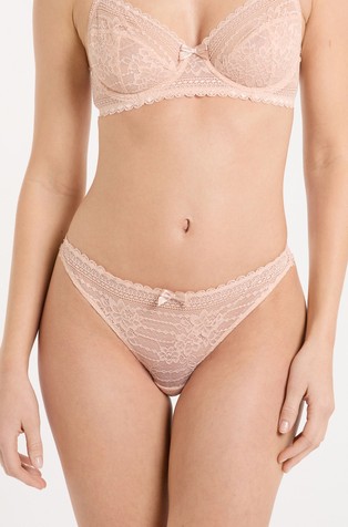 Panama lace tanga