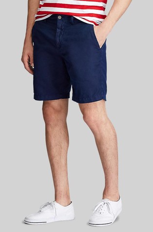 Classic fit kratke hlače od lana i pamuka