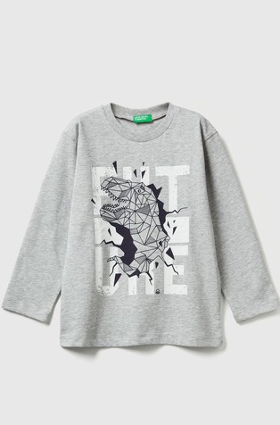 Pamučna majica dugih rukava s otiskom